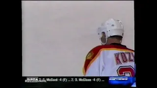 Viktor Kozlov scores for Panthers vs Lightning (9 oct 1998)