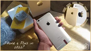 iPhone 6 Plus in 2022 unboxing | ☆ aesthetic ☆ (set up + camera test)