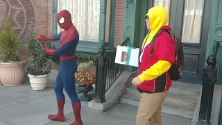 The Shocker vs Spider Man (at Disney Land) part 2