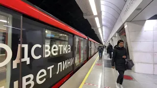 81-775 “Москва 2020» в эксплуатации на Большой Кольцевой Линии (станция Савёловская)