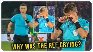 Why Was the REF Crying?! Referee Breaks Down After EPIC Dortmund vs. PSG!