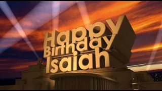 Happy Birthday Isaiah