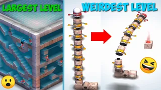 Largest Level + Weirdest Level on Mekorama | Full Solution