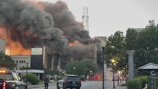 Kyle Orr is live at the downtown building fire speaking to nearby business owners