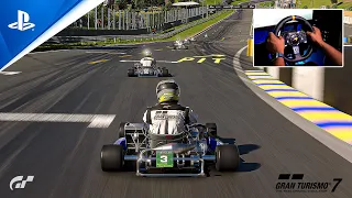 Gran Turismo 7 - Racing Kart 125 Shifter on Alsace Circuit | Logitech G920 PS5 4K