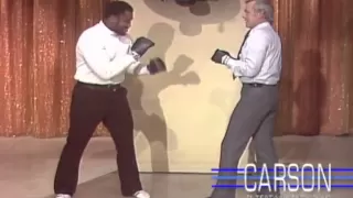 Boxer Joe Frazier Wants Johnny Carson to Hit Him in the Face, Tonight Show