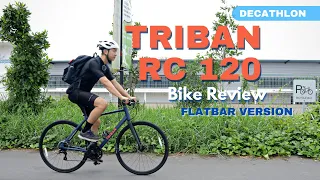 Triban RC120 Flat Bar Bike Review | Perfect for daily commute!