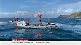 BBC World News - Youngest female to row solo across the Atlantic Ocean