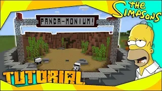 Minecraft Simpsons | Panda Gehege Tutorial | Springfield's Zoo