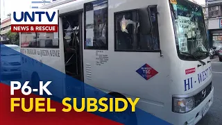 Fuel subsidy, ibibigay ng LTFRB sa PUV operators at drivers sa Agosto