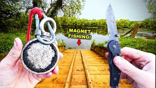 My First Time MAGNET FISHING and I Found THIS... (INSANE!)