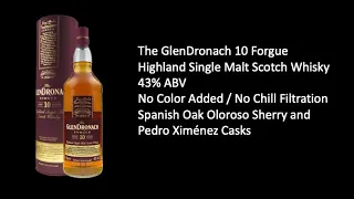 The Glendronach 10 Forgue