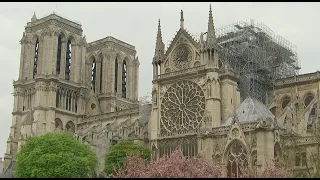 Watch live: Crews assess damage after fire ravages Notre Dame