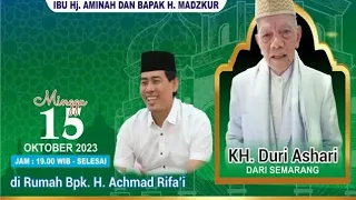 KH Duri Ashari terbaru di rumah pk Rifai Jombang