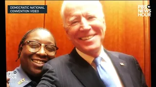 WATCH: Elevator operator Jacquelyn Asbie nominates Joe Biden for president | 2020 DNC Night 2