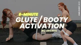 6 Min. Glute Activation Routine | Intense - NO BREAKS | Do THIS Before Leg Day | Equipment Optional