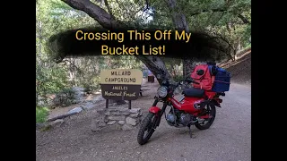 Motocamping on the Honda Trail 125