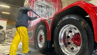 Let ‘m SHINE! 💎 High Quality Non Contact Truckwash Scania R450 A.E. Hoogendoorn | ScaniaR450 Truck