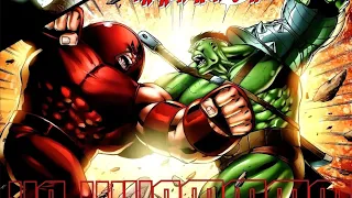 Juggernaut Protects The X-Men from the Hulk