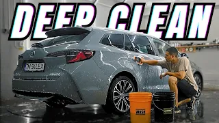 Deep Cleaning A Toyota Corolla - ASMR Car Detailing