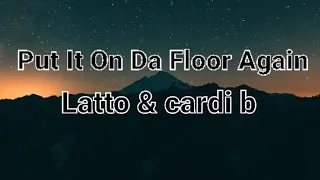 Latto - Put It On Da Floor Again (Traduction français)feat Cardi b