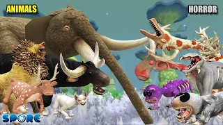 Animal vs Horror Size Comparison 4 | Animal vs Horror [S4] | SPORE