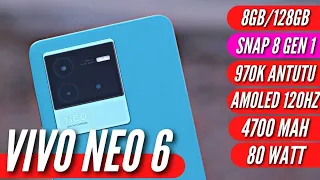 ФЛАГМАН за КОПЕЙКИ. VIVO NEO 6 на SNAPDRAGOBN 8 Gen 1 за 26000 руб