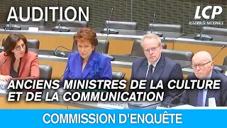 Commission d'enquête TNT : audition d'anciens ministres de la Culture - 28/03/2024