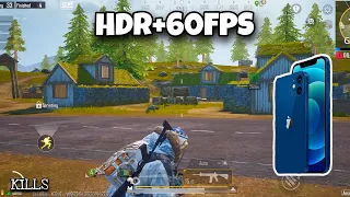 HDR LIVIK + 60 FPS like REAL😱🔥 | iPhone 12 mini ULTRA HD TEST | BGMi Mobile