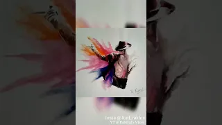 My michael jackson painting || Rakhul's View