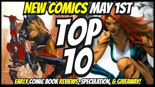 Top 10 New Comic Books May 1st 2024 🔥 Reviews, Covers, Spoilers & Giveaway
