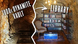 Turning An Abandoned Mine Into A Library!!