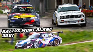 Rallye Mont Blanc 2021 | pure sounds, action & drift | 306 MAXI, 997 GT3, C3, E30 M3, A110, R5, ...