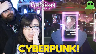 CYBERPUNK Genshin!? | PROGENITOR: Albedo Ep. 1 & 2 (DillonGoo x Genshin) REACTION | Genshin Impact