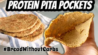 How to Make PITA BREAD KETO (vegan, high protein, and POCKET like PITA BREAD) | Mary's Test Kitchen