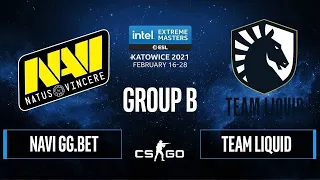 IEM Katowice 2021 - Group B - Upper final - Liquid vs NAVI - Map 1 - Overpass - [21-02-2021]