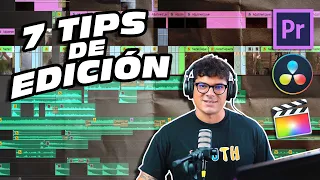 7 TIPS DE EDICIÓN para SUBIR DE NIVEL! (para cualquier programa de video)