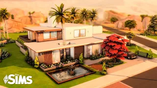Modern Concrete Villa | Stop motion | No CC | The sims 4