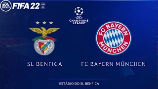 FIFA 22 - SL Benfica vs Bayern Munich | UEFA Champions League | PS5™ Gameplay [4K 60FPS]