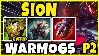 WARMOGS FIRST ITEM SION *RANKED* EASY ELO CARRYING! - League of Legends