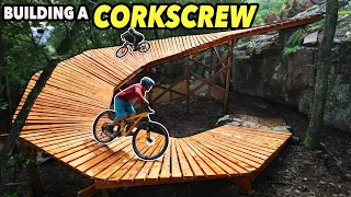 I Built a Huge Corkscrew at the Next #1 Downhill Bike Park in the US!