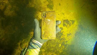 Found iPhone X and iPhone 8 Underwater While Scuba Diving! (Returned to the Owner)