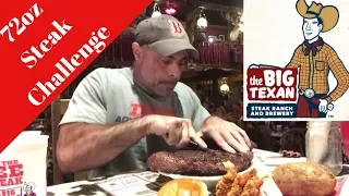 The Big Texan | 72oz Steak  Challenge | Famous Challenge in America