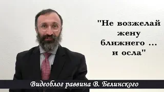 "Не возжелай жену ближнего... и осла"