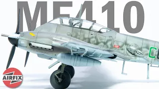 Airfix's Newly Released 1/72 Me410 | Full Build | HD