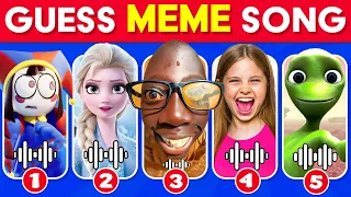 GUESS MEME & WHO'S SINGING 🎤🎵 🔥| Lay Lay, King Ferran, Toothless, Salish Matter, MrBeast, Elsa,Tenge