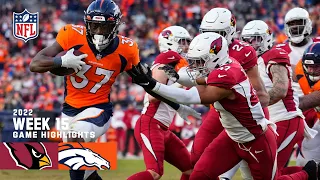 Arizona Cardinals vs. Denver Broncos | 2022 Week 15 Game Highlights