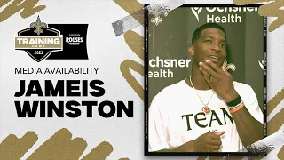 Jameis Winston on QB room, career mentors | Saints Training Camp 2023