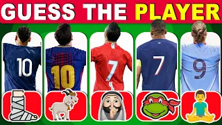 ( PART 4 ) Guess the SONG EMOJI and JERSEY and Flag of FOOTBALL Player Neymar,Ronaldo, Messi Mbappe