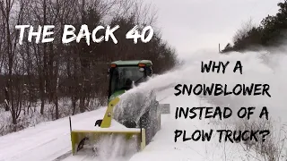 Why a Snowblower Instead of a Plow Truck?